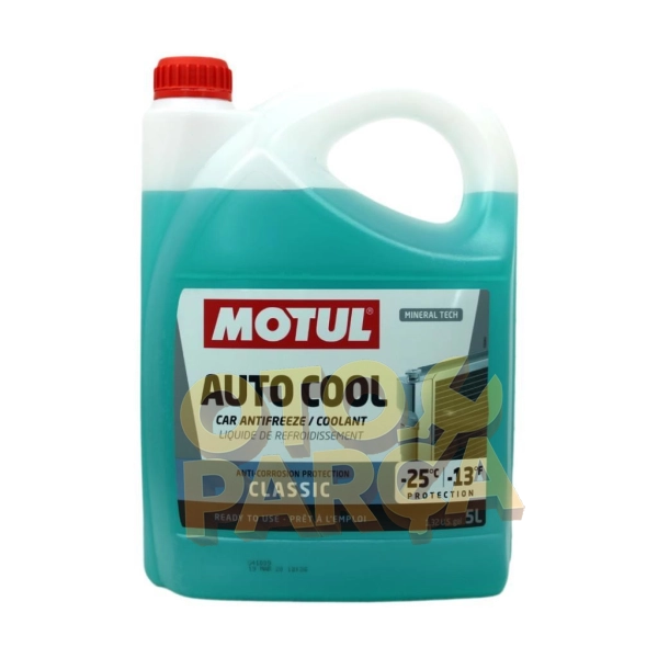 MOTUL AUTO COOL CLASSIC -25C 5 LİTRE (HAZIR KARIŞIM) YEŞİL ANTİFİRİZ